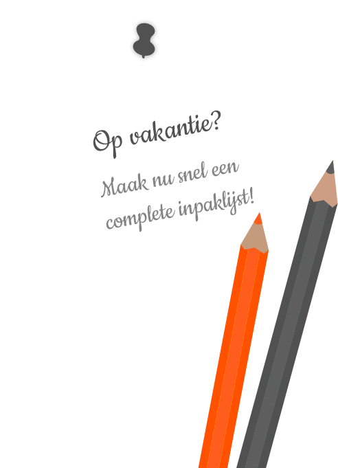 Checklist zomervakantie maken