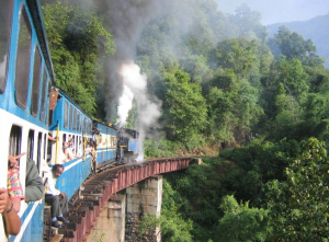 op vakantie met de trein