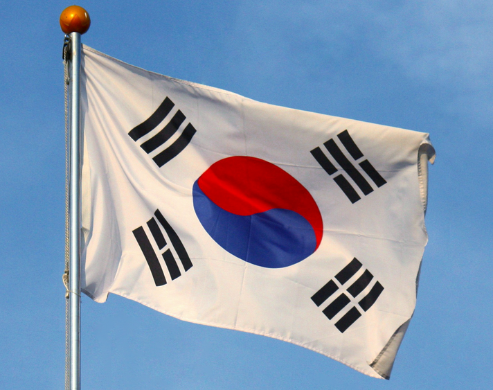 vlag zuid-korea