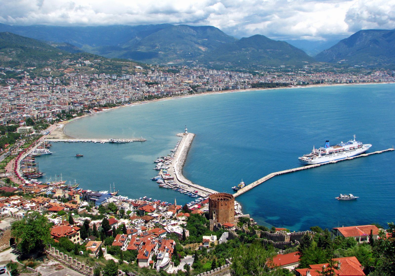 alanya, turkije, aparthotel grand uysal