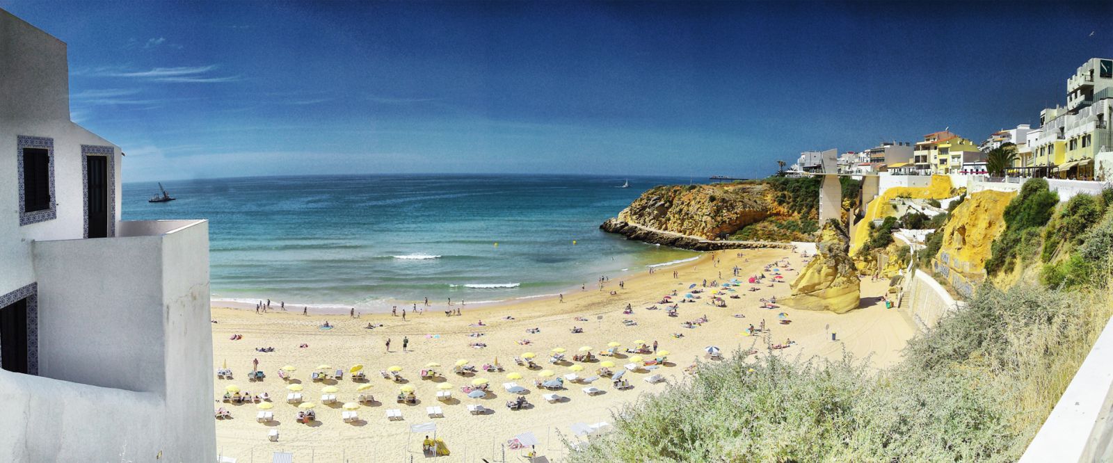 albufeira, portugal, badplaats